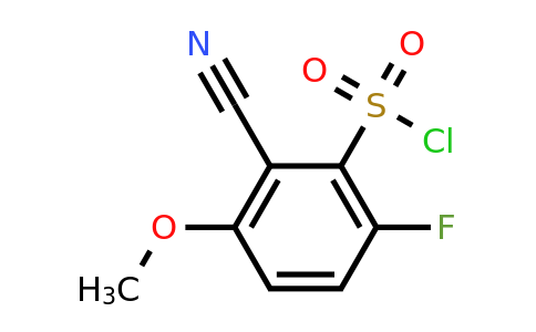946564-68-7 | 2-Cyano-6-fluoro-3-methoxybenzenesulfonylchloride
