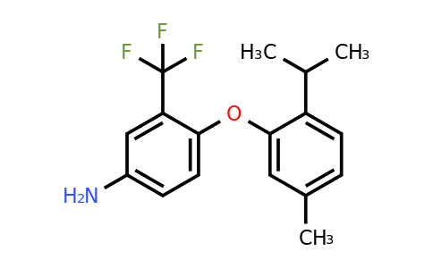 946697-70-7 | 4-(2-Isopropyl-5-methylphenoxy)-3-(trifluoromethyl)aniline