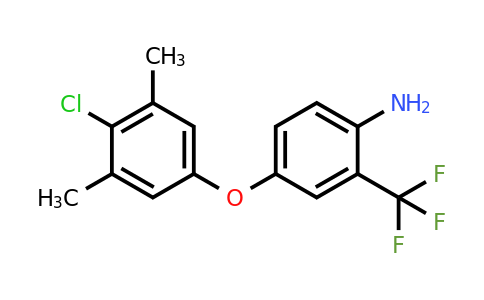 946698-24-4 | 4-(4-Chloro-3,5-dimethylphenoxy)-2-(trifluoromethyl)aniline