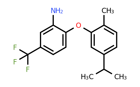 946715-42-0 | 2-(5-Isopropyl-2-methylphenoxy)-5-(trifluoromethyl)aniline