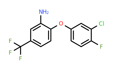 946728-05-8 | 2-(3-Chloro-4-fluorophenoxy)-5-(trifluoromethyl)aniline