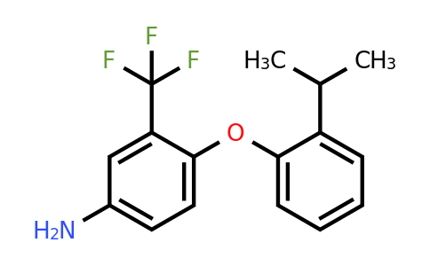 946740-58-5 | 4-(2-Isopropylphenoxy)-3-(trifluoromethyl)aniline
