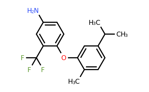 946740-62-1 | 4-(5-Isopropyl-2-methylphenoxy)-3-(trifluoromethyl)aniline