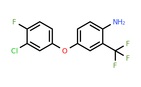 946741-29-3 | 4-(3-Chloro-4-fluorophenoxy)-2-(trifluoromethyl)aniline