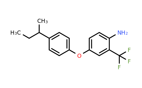 946741-47-5 | 4-(4-(sec-Butyl)phenoxy)-2-(trifluoromethyl)aniline