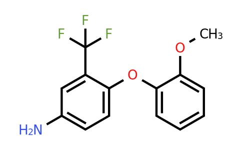 946775-72-0 | 4-(2-Methoxyphenoxy)-3-(trifluoromethyl)aniline