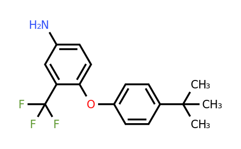 946784-16-3 | 4-(4-(tert-Butyl)phenoxy)-3-(trifluoromethyl)aniline