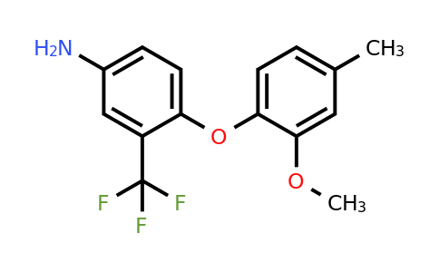 946784-20-9 | 4-(2-Methoxy-4-methylphenoxy)-3-(trifluoromethyl)aniline