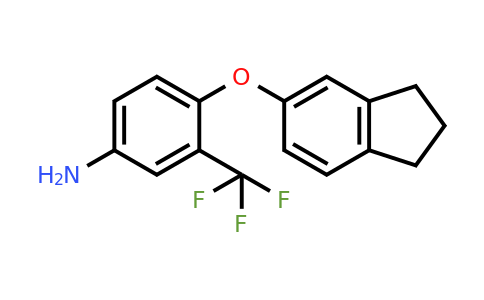 946784-24-3 | 4-((2,3-Dihydro-1H-inden-5-yl)oxy)-3-(trifluoromethyl)aniline