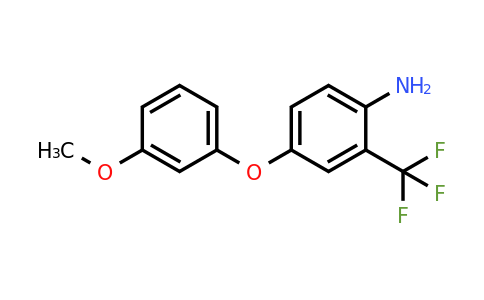 946784-63-0 | 4-(3-Methoxyphenoxy)-2-(trifluoromethyl)aniline