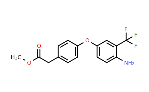 946784-78-7 | Methyl 2-(4-(4-amino-3-(trifluoromethyl)phenoxy)phenyl)acetate