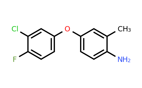 946786-08-9 | 4-(3-Chloro-4-fluorophenoxy)-2-methylaniline