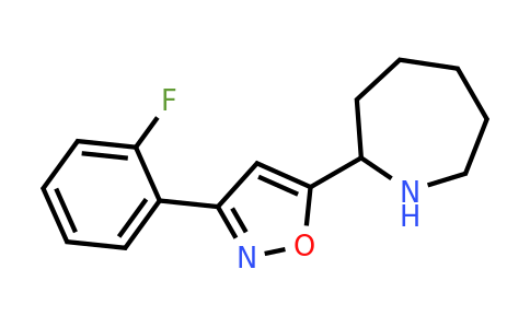 5-(Azepan-2-yl)-3-(2-fluorophenyl)isoxazole