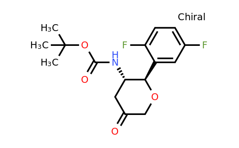 951127-25-6 | tert-Butyl ((2R,3S)-2-(2,5-difluorophenyl)-5-oxotetrahydro-2H-pyran-3-yl)carbamate