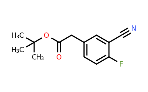 951624-06-9 | tert-Butyl 2-(3-cyano-4-fluorophenyl)acetate