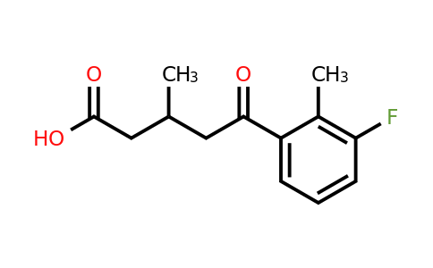 951885-01-1 | 5-(3-Fluoro-2-methylphenyl)-3-methyl-5-oxopentanoic acid