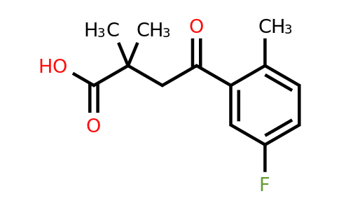 951885-04-4 | 4-(5-Fluoro-2-methylphenyl)-2,2-dimethyl-4-oxobutanoic acid