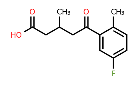 951885-07-7 | 5-(5-Fluoro-2-methylphenyl)-3-methyl-5-oxopentanoic acid
