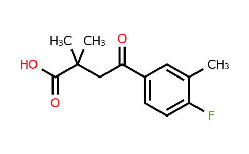 951885-10-2 | 4-(4-Fluoro-3-methylphenyl)-2,2-dimethyl-4-oxobutanoic acid