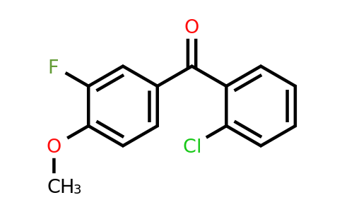 951885-94-2 | (2-Chlorophenyl)(3-fluoro-4-methoxyphenyl)methanone