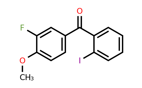 951886-00-3 | (3-Fluoro-4-methoxyphenyl)(2-iodophenyl)methanone
