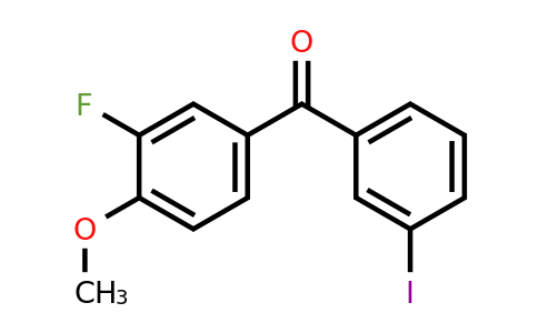 951886-03-6 | (3-Fluoro-4-methoxyphenyl)(3-iodophenyl)methanone