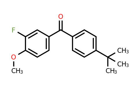 951886-09-2 | (4-(tert-Butyl)phenyl)(3-fluoro-4-methoxyphenyl)methanone