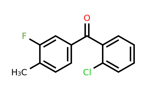 951886-15-0 | (2-Chlorophenyl)(3-fluoro-4-methylphenyl)methanone