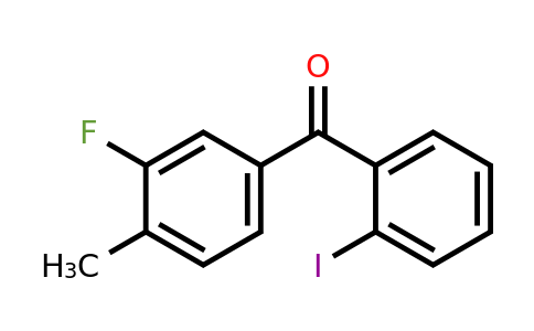951886-27-4 | (3-Fluoro-4-methylphenyl)(2-iodophenyl)methanone