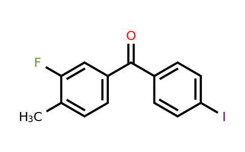 951886-33-2 | (3-Fluoro-4-methylphenyl)(4-iodophenyl)methanone
