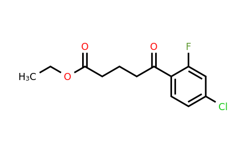 951886-37-6 | Ethyl 5-(4-chloro-2-fluorophenyl)-5-oxopentanoate