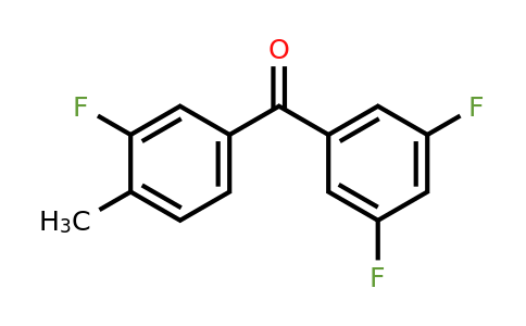 951886-42-3 | (3,5-Difluorophenyl)(3-fluoro-4-methylphenyl)methanone