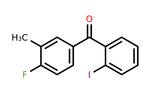 951886-62-7 | (4-Fluoro-3-methylphenyl)(2-iodophenyl)methanone