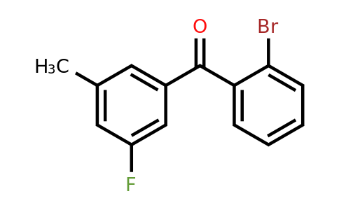 951886-63-8 | (2-Bromophenyl)(3-fluoro-5-methylphenyl)methanone