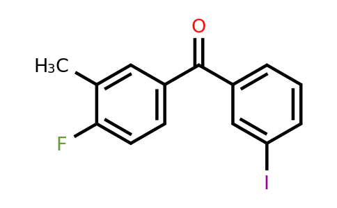 951886-66-1 | (4-Fluoro-3-methylphenyl)(3-iodophenyl)methanone