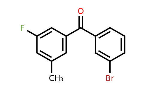 951886-67-2 | (3-Bromophenyl)(3-fluoro-5-methylphenyl)methanone