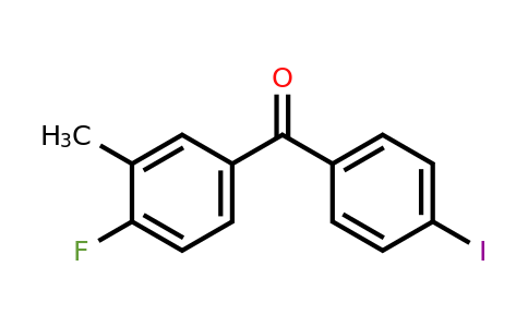 951886-70-7 | (4-Fluoro-3-methylphenyl)(4-iodophenyl)methanone
