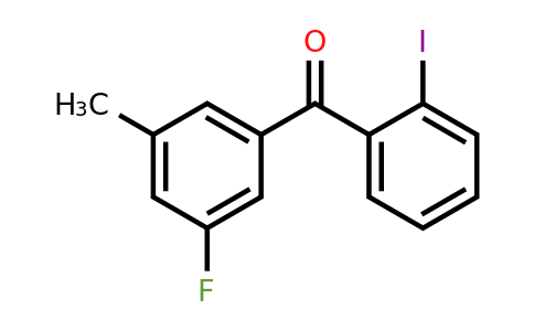 951886-75-2 | (3-Fluoro-5-methylphenyl)(2-iodophenyl)methanone