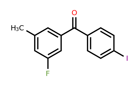 951886-83-2 | (3-Fluoro-5-methylphenyl)(4-iodophenyl)methanone