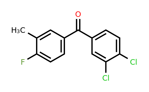 951886-86-5 | (3,4-Dichlorophenyl)(4-fluoro-3-methylphenyl)methanone
