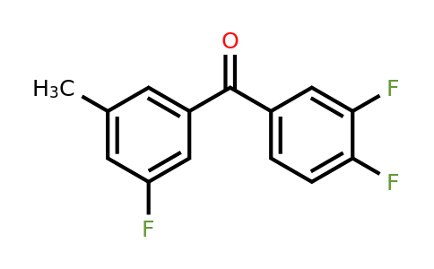 951886-91-2 | (3,4-Difluorophenyl)(3-fluoro-5-methylphenyl)methanone