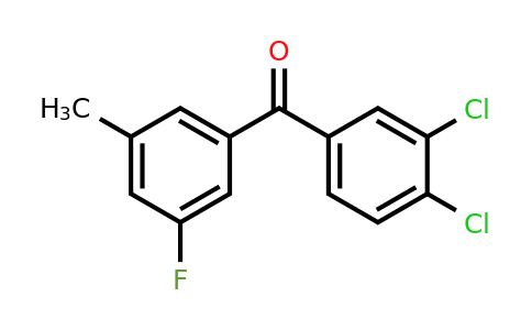 951886-99-0 | (3,4-Dichlorophenyl)(3-fluoro-5-methylphenyl)methanone