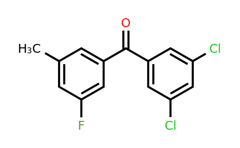 951887-03-9 | (3,5-Dichlorophenyl)(3-fluoro-5-methylphenyl)methanone