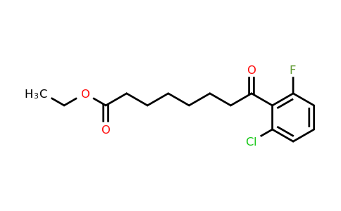 951887-17-5 | Ethyl 8-(2-chloro-6-fluorophenyl)-8-oxooctanoate
