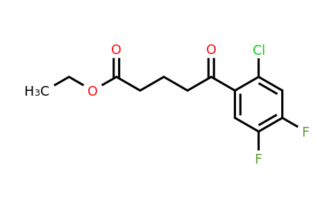 951887-23-3 | Ethyl 5-(2-chloro-4,5-difluorophenyl)-5-oxopentanoate