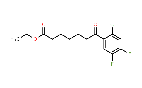 951887-29-9 | Ethyl 7-(2-chloro-4,5-difluorophenyl)-7-oxoheptanoate
