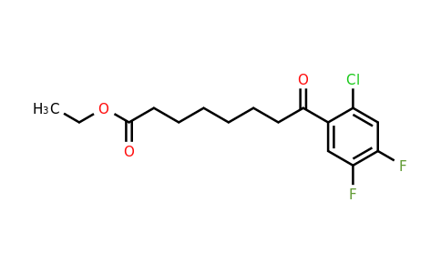 951887-32-4 | Ethyl 8-(2-chloro-4,5-difluorophenyl)-8-oxooctanoate