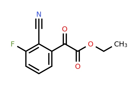 951888-13-4 | Ethyl 2-(2-cyano-3-fluorophenyl)-2-oxoacetate