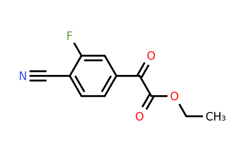 951888-19-0 | Ethyl 2-(4-cyano-3-fluorophenyl)-2-oxoacetate