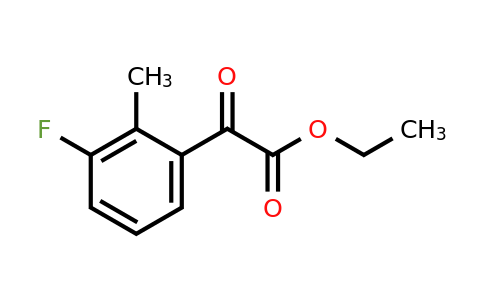 951888-55-4 | Ethyl 2-(3-fluoro-2-methylphenyl)-2-oxoacetate